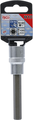 Bit imbus H10 mm in tubulara cu prindere de 1/2", lungime 100 mm, BGS 4264 [2]