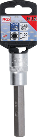 Bit imbus H12 in tubulara cu prindere de 1/2", lungime 100 mm, BGS 4265 [2]