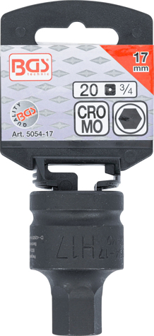 Bit imbus de impact 17 mm, antrenare 3/4" BGS 5054-17 [2]