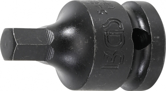 Bit imbus H9 de impact in tubulara cu prindere de 1/2”, lungime 42 mm, BGS 5485-9 [1]