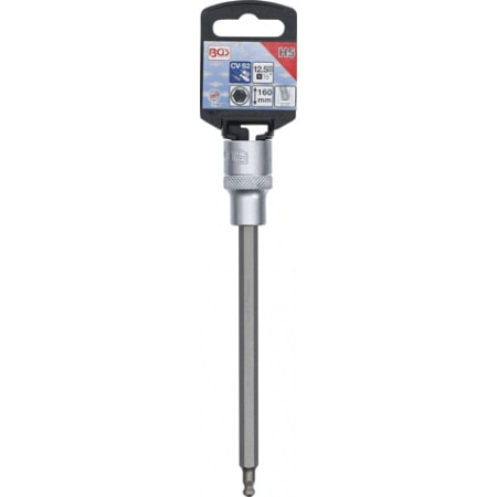 Bit imbus HB5 mm cu cap sferic in tubulara cu prindere de 1/2", lungime 160 mm, BGS 5184-HB5 [2]