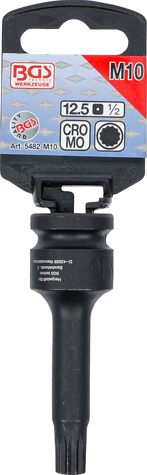 Bit Spline de impact M10, antrenare 1/2" BGS 5482-M10 [2]