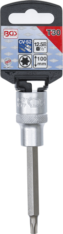 Bit torx T30 in tubulara cu prindere de 1/2", lungime 100 mm, BGS 4471 [2]