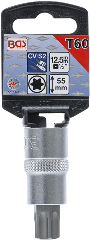 Bit torx T60 in tubulara cu prindere de 1/2", lungime 53 mm, BGS 4378 [2]