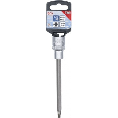 Bit Torx T30 in tubulara cu prindere de 1/2", lungime 240 mm, BGS 5184-T30 [1]