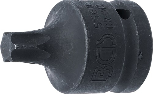 Bit torx T60 de impact in tubulara cu prindere de 3/4", lungime 60 mm, BGS 5560 [1]