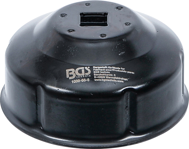 Capac filtru de ulei 66 mm, 6 puncte pentru Fiat, Renault BGS 1039-66-6 [3]