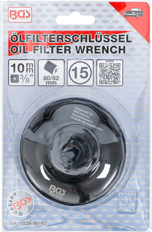 Capac filtru de ulei 80-82 mm, 15 puncte BGS 1039-80-82 [4]