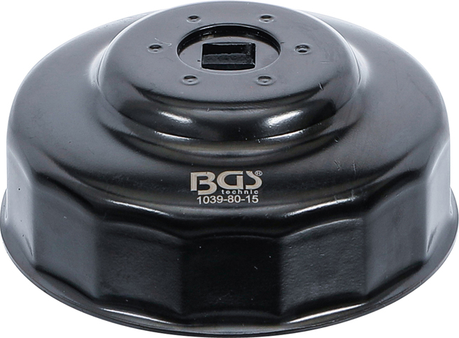 Capac filtru de ulei 80 mm, 15 puncte pentru Honda, Mazda, Nissan, Opel BGS 1039-80-15 [3]