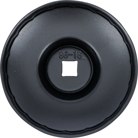 Capac filtru de ulei 86 mm, 18 puncte BGS 1039-86-18 [2]