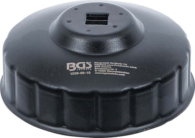 Capac filtru de ulei 86 mm, 18 puncte BGS 1039-86-18 [3]