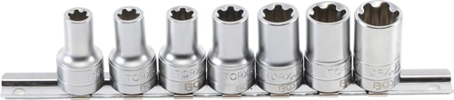 Chei tubulare profil Torx Plus10EP - 20EP, antrenare10 mm (3/8"), 7 piese, BGS 9587 [1]