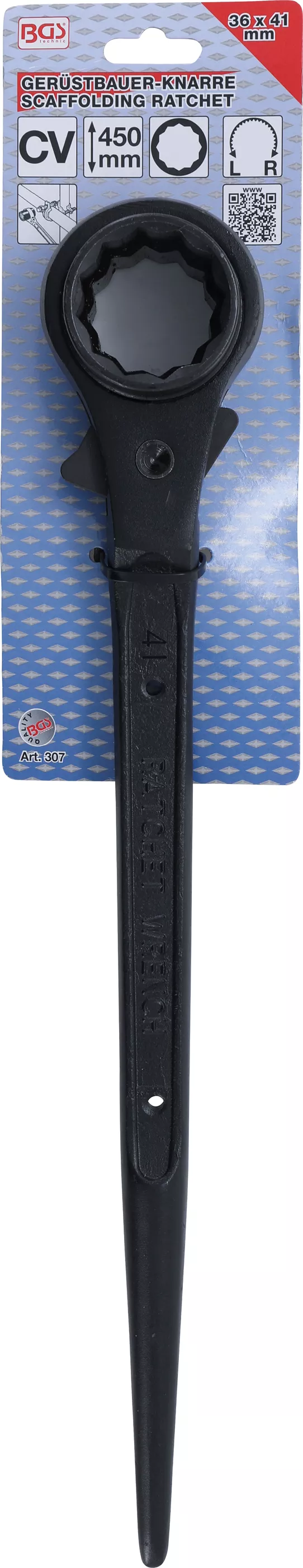 Cheie cu clichet montat schele, 36x41mm BGS 307 [4]