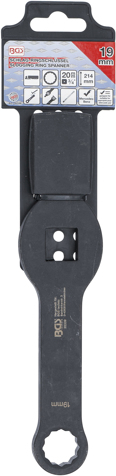 Cheie inelara de impact, 12 colturi cu 2 suprafete de impact 19 mm BGS 35339 [2]