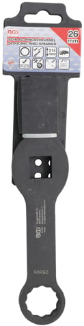 Cheie inelara de impact 26 mm, 12 puncte cu 2 suprafete de impact BGS 35336 [2]