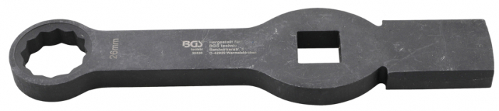 Cheie inelara de impact 26 mm, 12 puncte cu 2 suprafete de impact BGS 35336 [1]