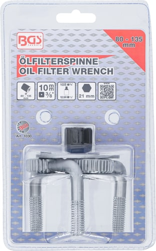 Cheie reglabila cu 3 brate pentru filtre de ulei, deschidere 80-135 mm BGS 1030 [4]