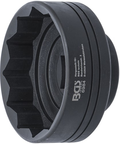 Cheie tubulara 85 mm pentru butuc de camioane IVECO, Remorcă BPW, SAF, BGS 6984 [1]