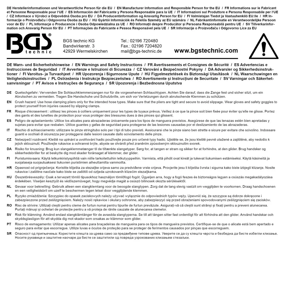 Chit reparatie pentu cleste coliere de furtun BGS 47 [2]
