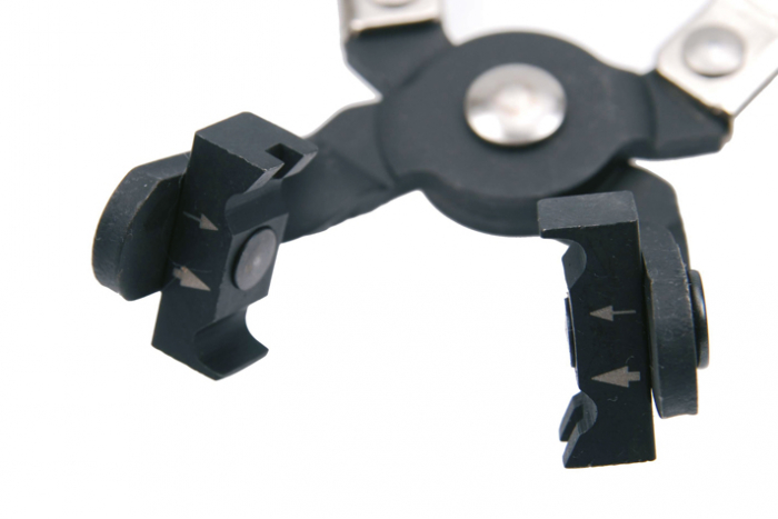 Cleste pentru coliere tip CLIC cu capat rotativ, 190 mm BGS 471 [2]