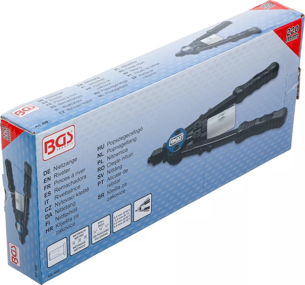 Cleste pentru pop-nituri BGS 409 [5]