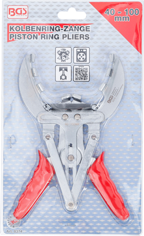 Cleste pentru segmenti pistoane, 40 - 100 mm BGS 8374 [4]