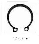 A-4707 Cleste sigurante tip Seeger de interior varf drept 180 mm [2]