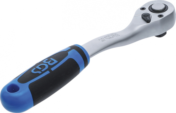 Clichet reversibil cu maner ergonomic actionare 1/2''(12.5mm), 72 dinti BGS 320 [4]