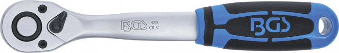 Clichet reversibil cu maner ergonomic actionare 1/2''(12.5mm), 72 dinti BGS 320 [2]