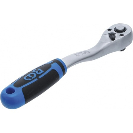 Clichet reversibil cu maner ergonomic, actionare 3/8'' BGS 319 [2]