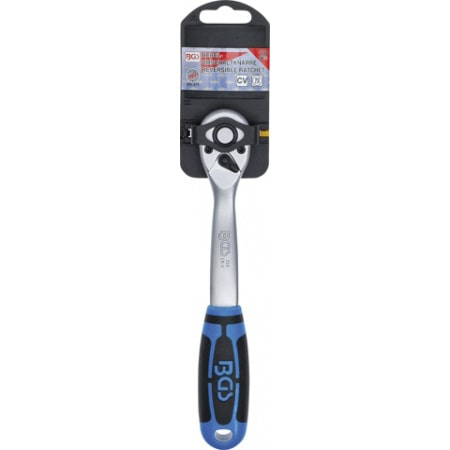 Clichet reversibil cu maner ergonomic, actionare 3/8'' BGS 319 [3]