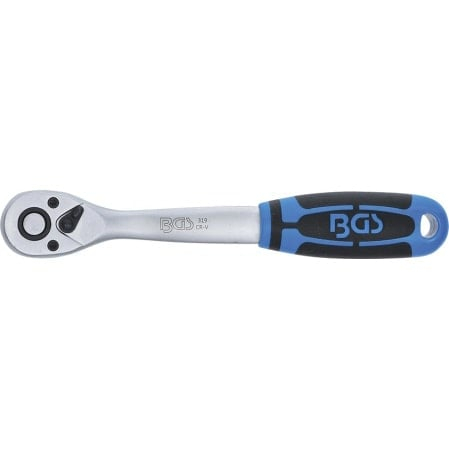 Clichet reversibil cu maner ergonomic, actionare 3/8'' BGS 319 [5]