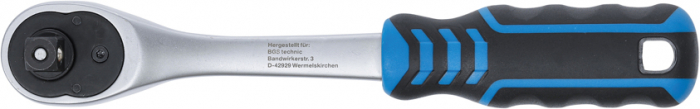 Clichet reversibil cu dantura fina, actionare 3/8" BGS 601 [2]