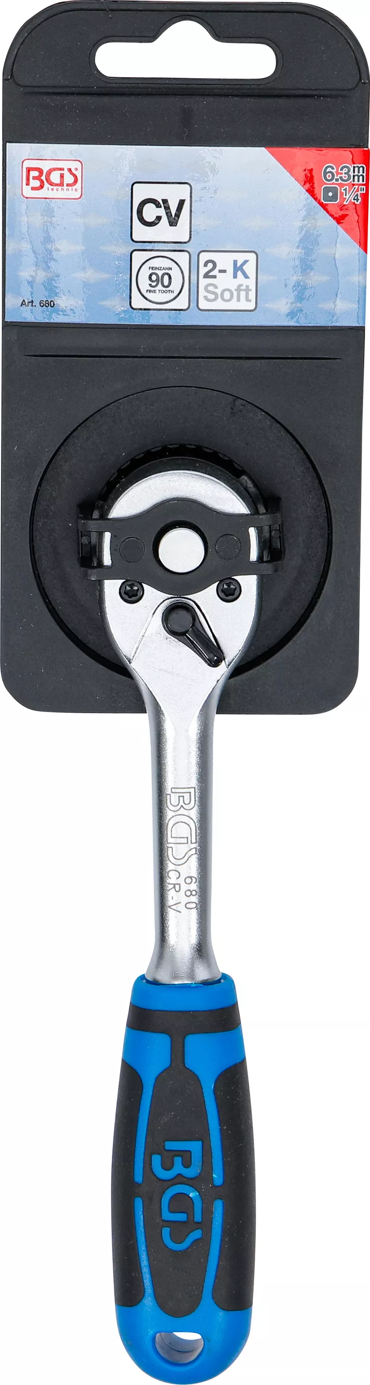 Clichet reversibil dantura fina 1/4, BGS 680 [5]