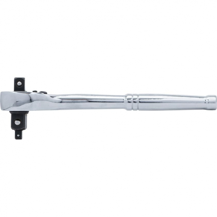 Clichet reversibim, integral din otel cu dantura fina, 3 in 1, 6,3 mm (1/4") / 10 mm (3/8") / 12,5 mm (1/2"), BGS 71015 [2]