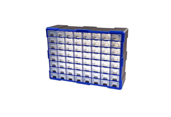 GB0595 Cutie organizatoare plastic 52x16x37, 64 sertare [1]