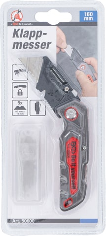 Cutit pliabil, 160 mm, BGS 50600 [9]