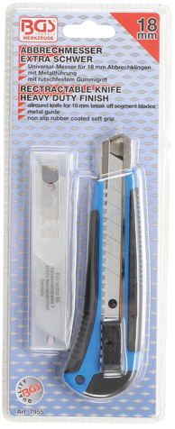 Cutter cu lama 18 mm si set lame de rezerva BGS 7955 [2]