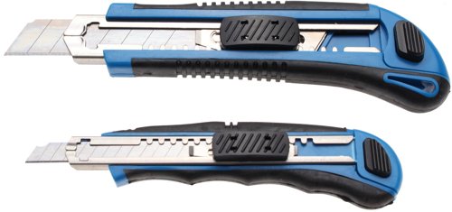 Cutter universal, latime lama 9 / 18 mm, 4 piese BGS 7953 [1]