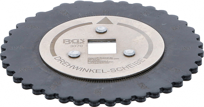 Disc gradat pentru verificare unghi de strangere, antenare 1/2” BGS 3070 [2]