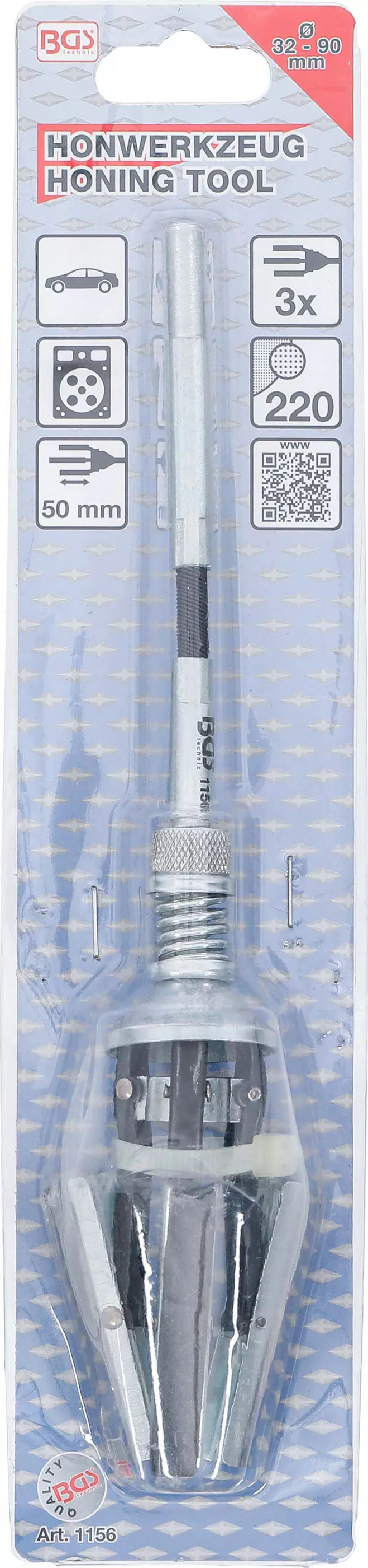 Dispozitiv pentru honuit cilindrii cu 3 brate, diametru 58-80 mm, capete 50 mm  BGS 1156 [4]