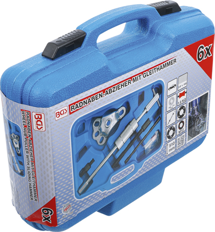 Extractor pentru butuc roata cu ciocan inertial, 6 piese BGS 7745 [6]