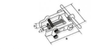 A-A2455 Extractor de rulment 24-55 mm [2]