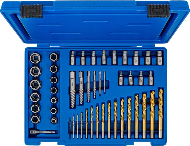 Extractor suruburi si piulite cu set burghie pe stanga, 2 - 18 mm, 49 piese, BGS 70329 [4]