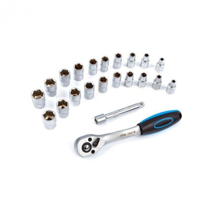 GB2021 Set clichet cu tubulare 1/4", 20 piese [1]