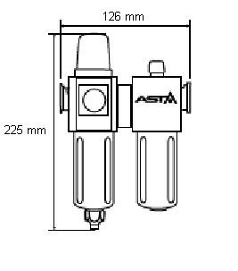 GFC-300-03 Separator apa si lubrifiere cu regulator de presiune [2]