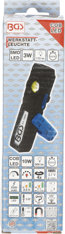 Lampa de atelier COB-LED cu magnet si carlig BGS 70051 [10]