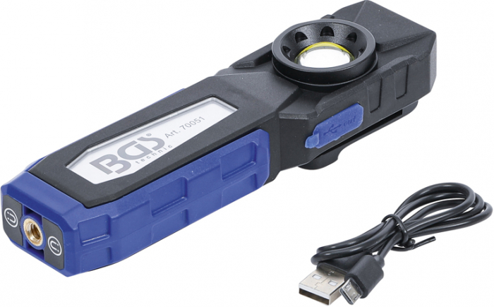 Lampa de atelier COB-LED cu magnet si carlig BGS 70051 [5]