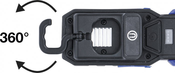 Lampa de atelier COB-LED cu magnet si carlig BGS 70051 [3]