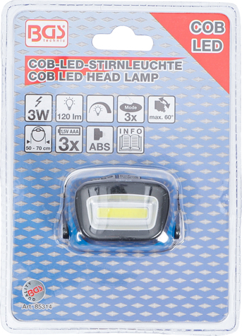 Lampa de lucru cu prindere pe cap LED COB BGS 85314 [5]